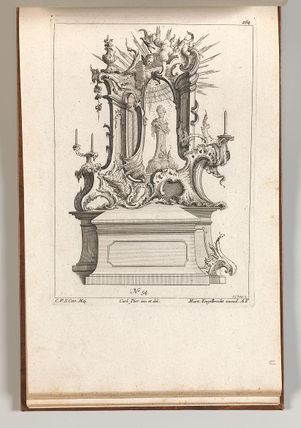 Design for an Altar, Plate 1 from an Untitled Series of Designs for Altars