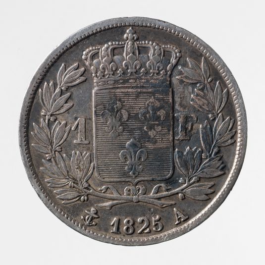Pièce de 1 franc de Charles X, 1825