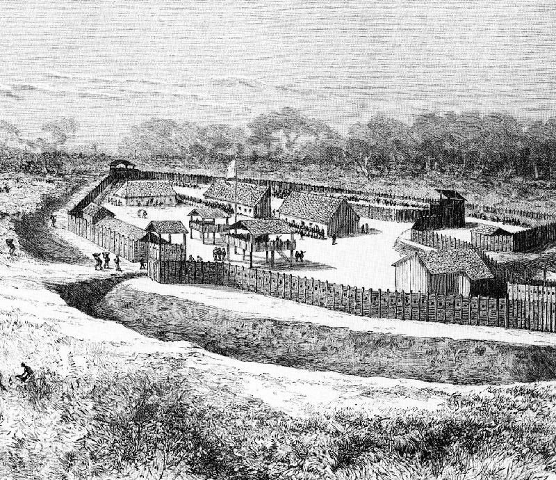 Bodo Fort, Interior and Exterior, Colonial French Africa