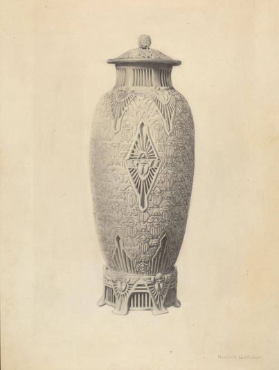 Robineau Scarab Vase
