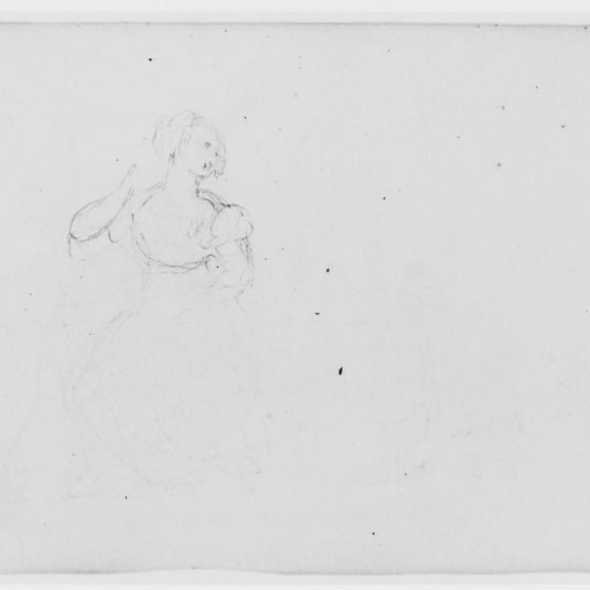 Seated Female Figure (from Sketchbook)