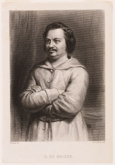 Portrait de Balzac en robe de moine