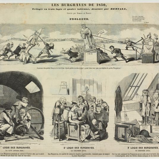 Les Burgraves de 1850, Trilogie en logis et quatre tableaux [...]