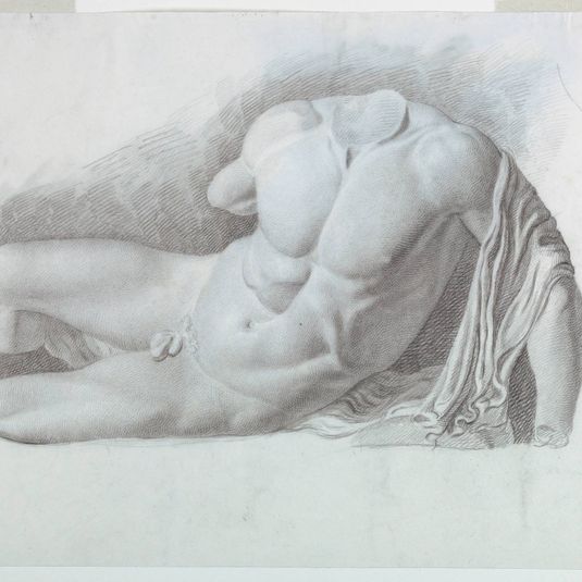 Academic Study of a Cast of a Classical Nude