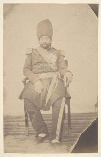 Portrait of Ardeshir Mirza, uncle of the king