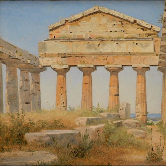 The Temple of Athena in Paestum