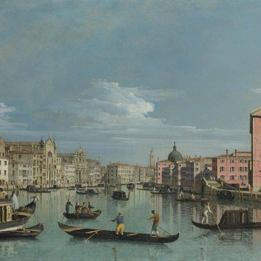 Venice: Upper Reaches of the Grand Canal facing Santa Croce