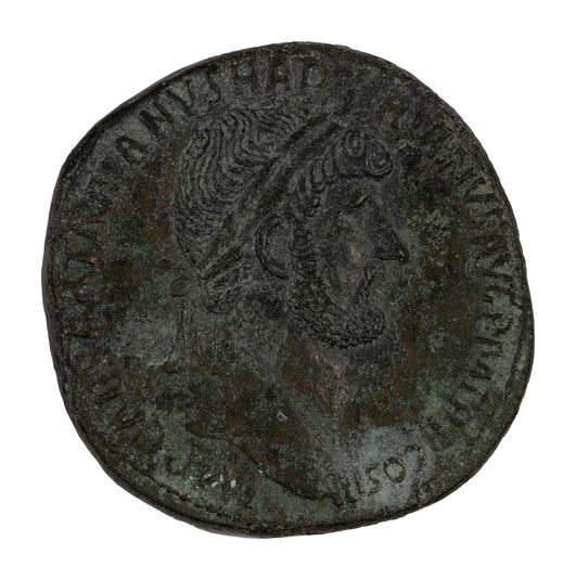 Sestertius of Hadrian, Emperor of Rome from Rome