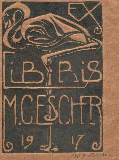 Bookplate M.C. Escher