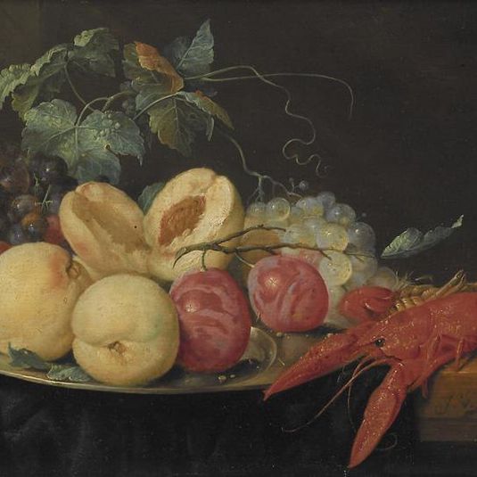 Still Life with Fruit and Boiled Crayfish