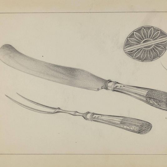 Silver Knife and Fork