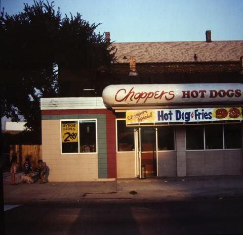 Chopper's, Ashland Ave., Chicago, from the "Hot Dog Stands" series and Changing Chicago