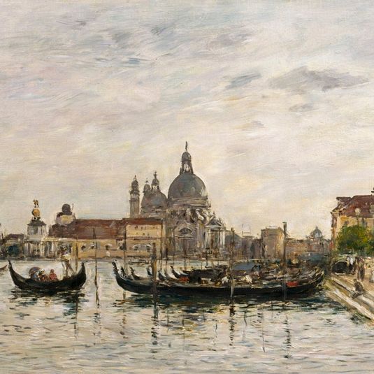 Venice: Santa Maria della Salute and the Dogana seen from across the Grand Canal