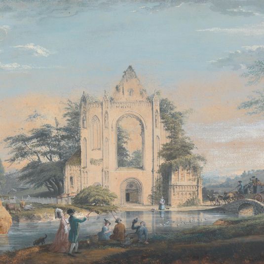 Landscape with a Ruined Norman Church