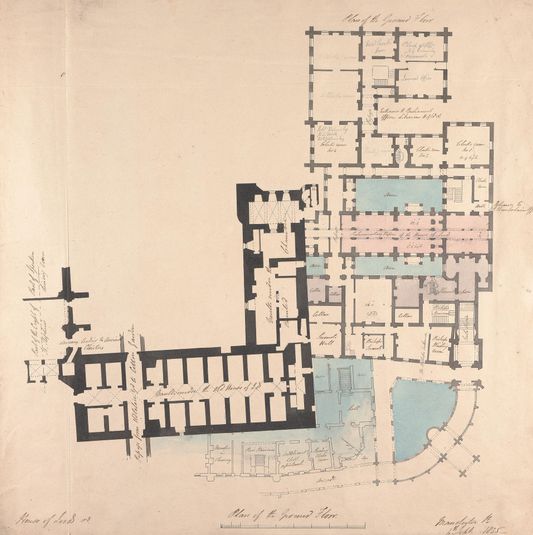 Plan of the Ground Floor, House of Lords