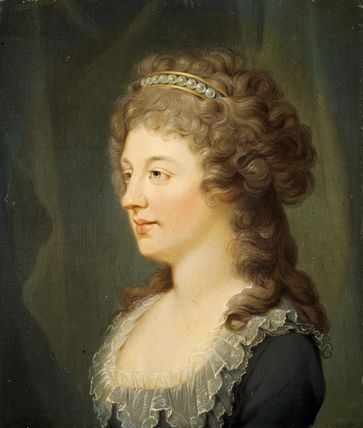 Charlotte Stuart, Duchess of Albany, 1753 - 1789. Daughter of Prince Charles Edward Stuart