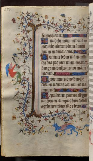 Hours of Charles the Noble, King of Navarre (1361-1425): fol. 211v, Text