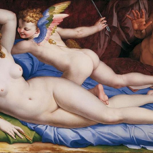Venus, Cupido and Satyr