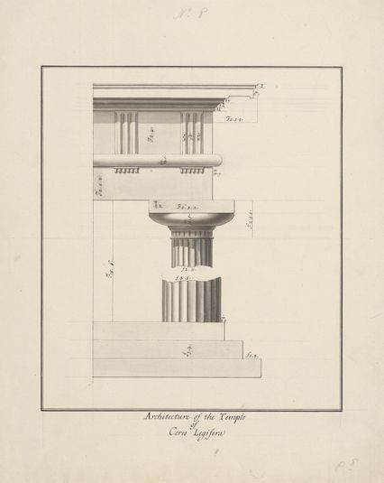 No. 8 Architecture of the Temple of Ceres Legitera