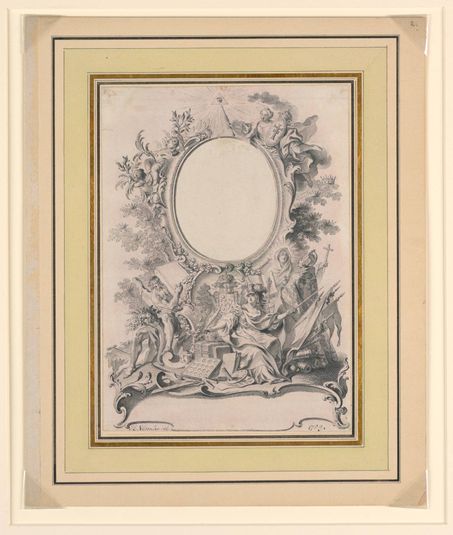 Design for the Frame of the Portrait of Charles III, King of Spain