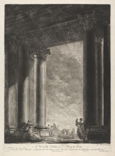 A View of the Vestibule of St. Mary at Rome