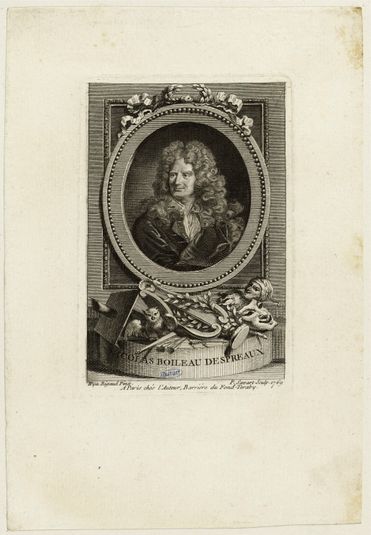 Nicolas Boileau Despreaux d'après Rigaud (Dutuit 4)
