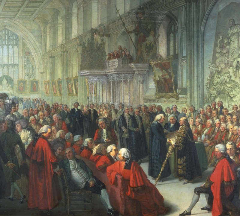 The Ceremony of Administering the Mayoralty Oath to Nathaniel Newnham, 8 November 1782
