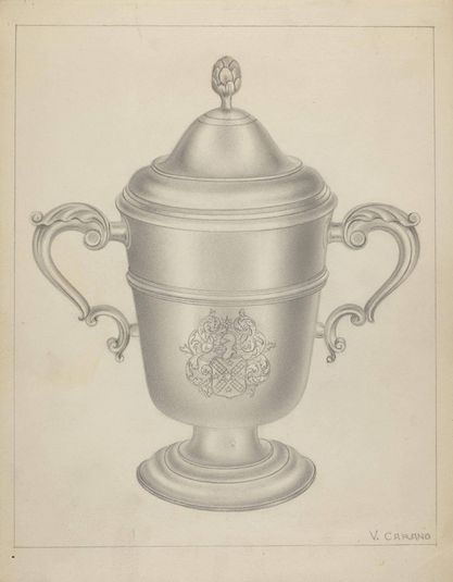 Silver Cup with Cover