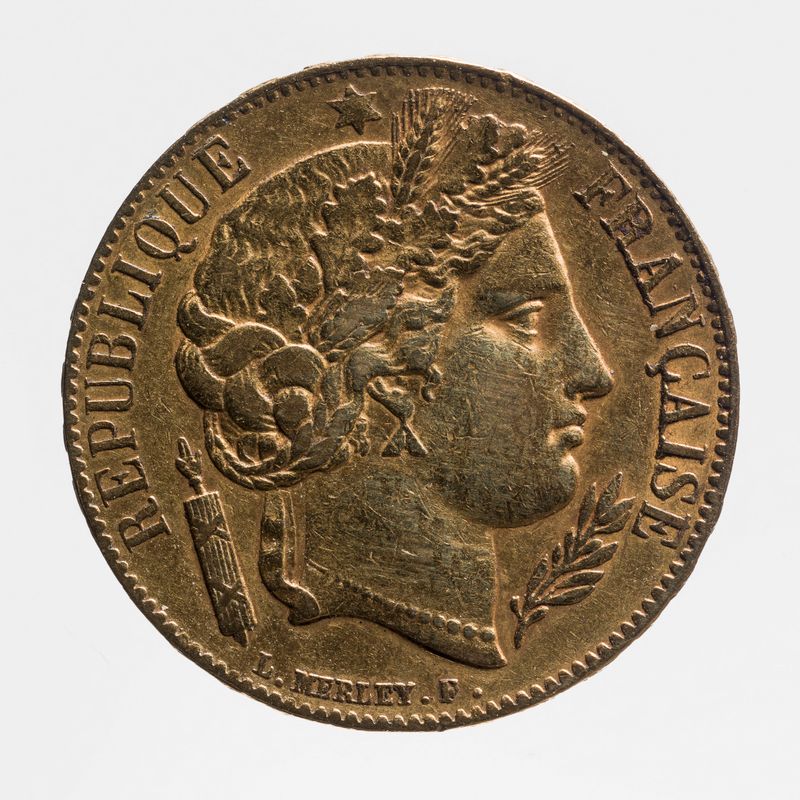 Pièce de 20 francs de la Deuxième République, 1851