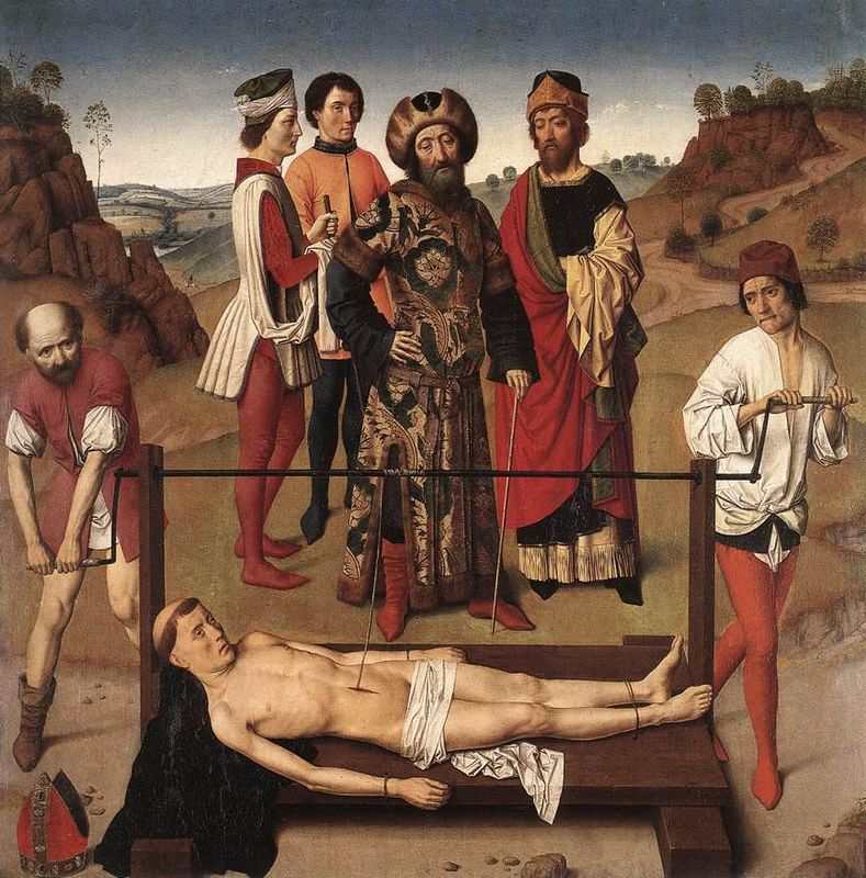 Martyrdom of St. Erasmus (central panel)