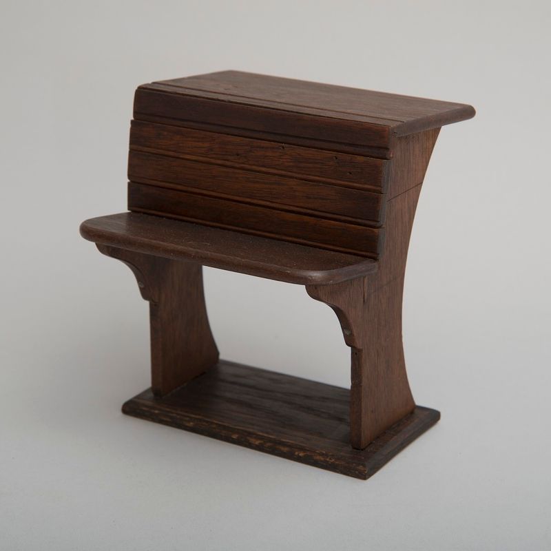George Munger's 1866 School Desk and Seat Patent Model