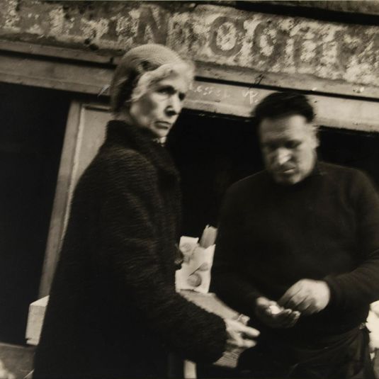 Untitled, NYC (woman receiving change from man)