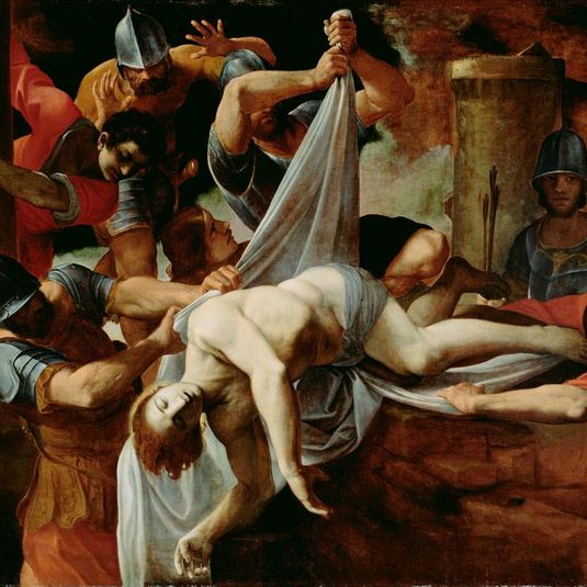 Saint Sebastian Thrown into the Cloaca Maxima