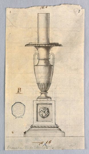 Elevation of a Candlestick