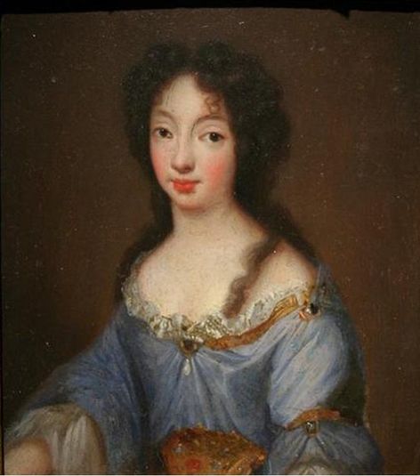 Portrait of Victoire de Bavière, dauphine of France as wife of the Grand Dauphin