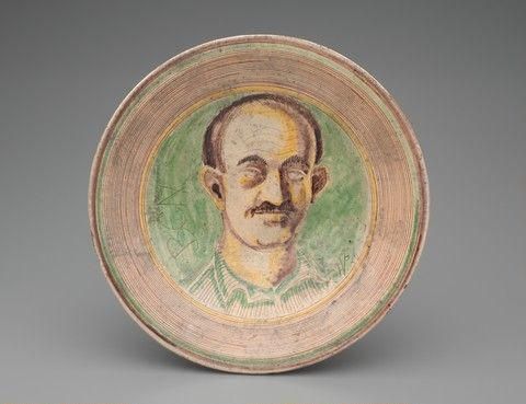 Plate with Portrait of Ben Hecht