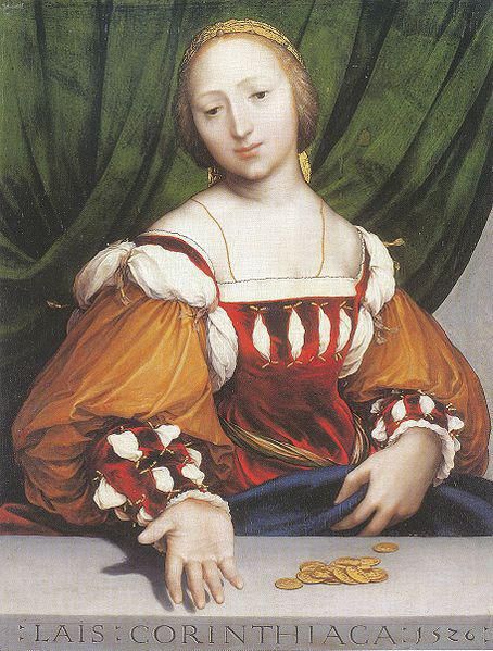 Lais of Corinth (Holbein)
