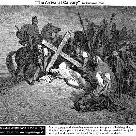 The Arrival At Calvary