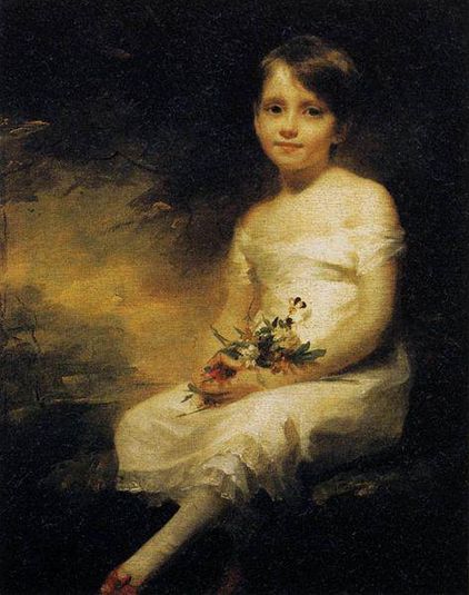 Petite fille tenant des fleurs, dit aussi Innocence