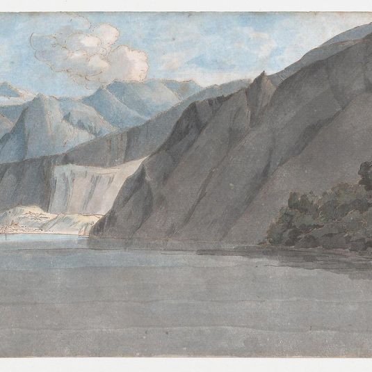 View of Lake Como with Monte Leoni