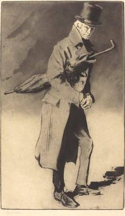 Lerand in the Role of Rodin in "The Wandering Jew"