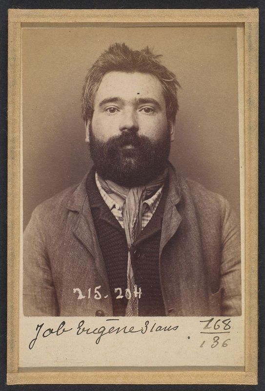 Job. Eugène, François. 31 ans, né à Paris Xle. Chaisier. Anarchiste. 6/3/94.