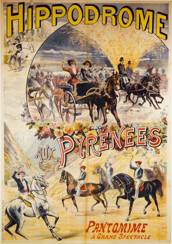 HIPPODROME/ AUX PYRENEES/ PANTOMIME/ A GRAND SPECTACLE