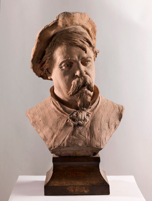 Portrait d'Alfred Grévin (1827-1892), sculpteur, dessinateur, caricaturiste
