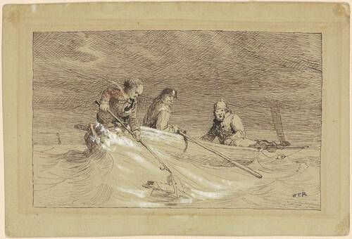 Study for "Shad Fishing"