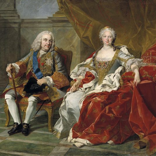 Felipe V de España e Isabel de Farnesio reyes de España