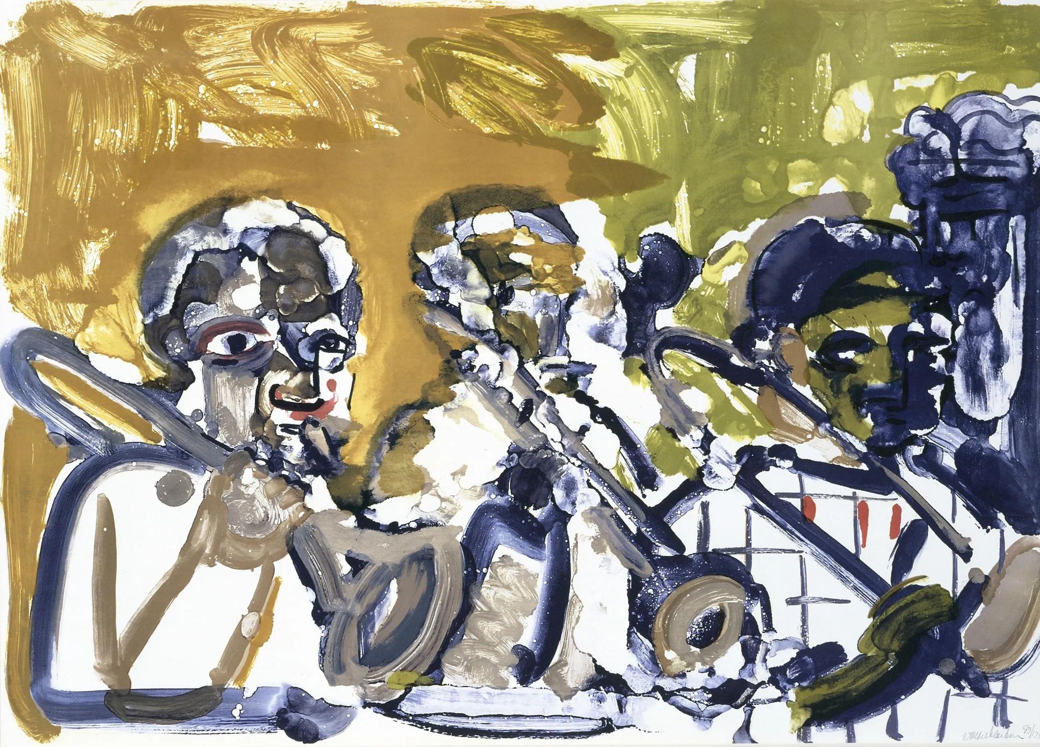 Brass Section (Jamming at Minton's), from the Jazz Series
