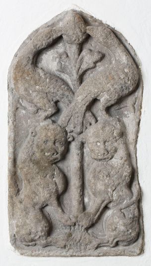 Relief Panel with Birds and Lions
