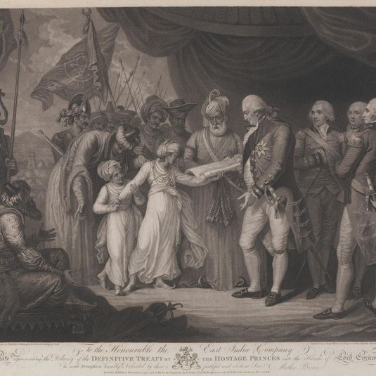 The Delivery of the Definitive Treaty by the Hostage Princes into the Hands of Lord Cornwallis
