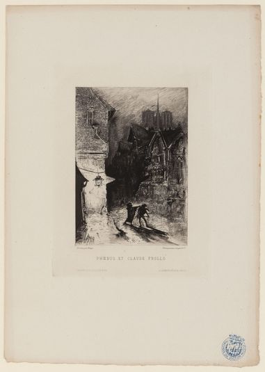 Phœbus et Claude Frollo [Notre-Dame de Paris, Livre VII, Chapitre VII]
